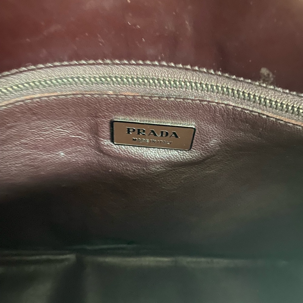 Prada Hobo Bag - Brown Patent Leather - Picture 13 of 14